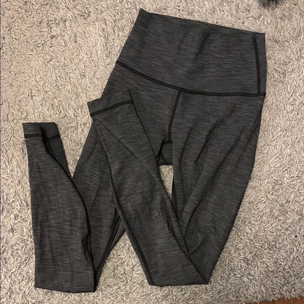 Dark Gray High-Waisted Leggings lululemon